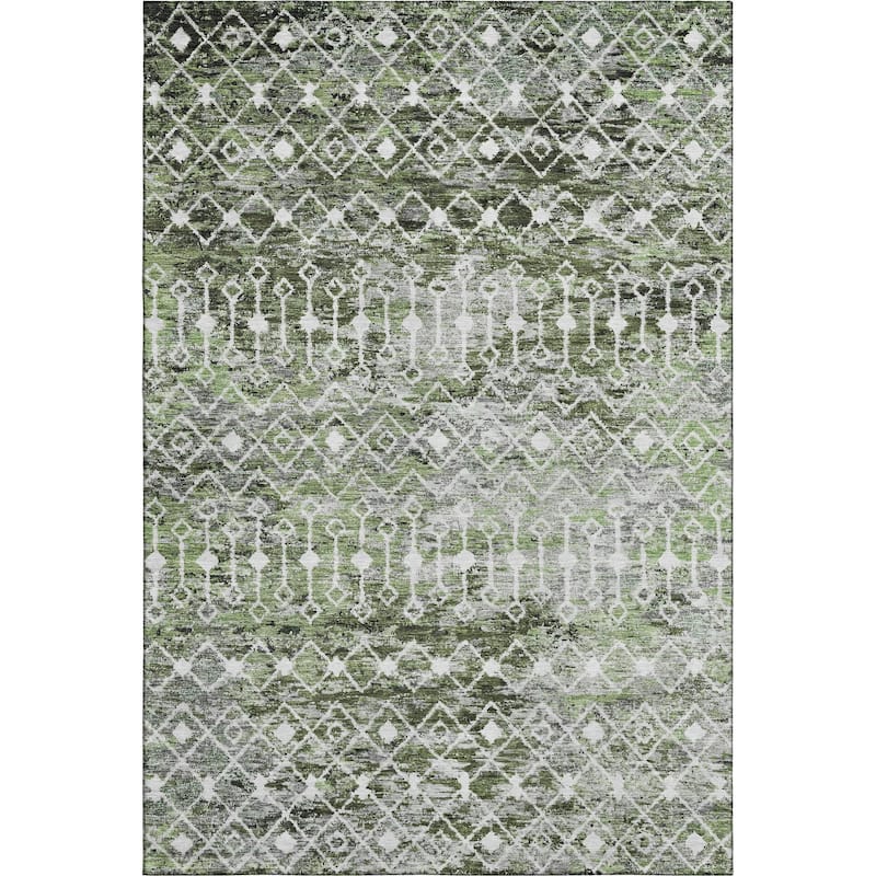 Premium Washable Super Soft Boho Trellis Mayfield Rug