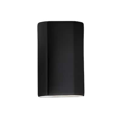 Justice Design Ambiance - ADA Cylinder - Open Top & Bottom Wall Sconce - E26
