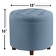 preview thumbnail 75 of 80, Donovan Tufted Round Storage Ottoman
