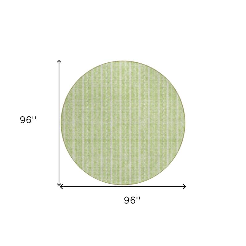 HomeRoots Striped Transitional Rectangle Outdoor Rug
