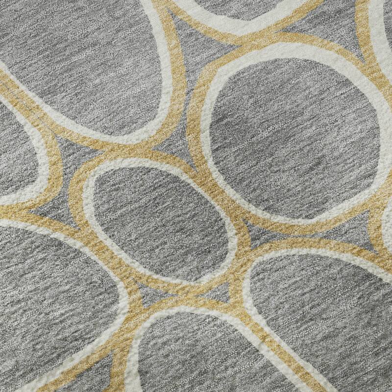 Premium Washable Super Soft Contemporary Bubble Mayfield Rug