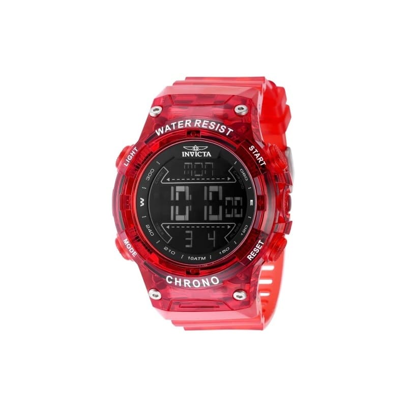 Invicta Men's 49045 Invicta Racing Digital GMT/Alarm Black Dial Watch