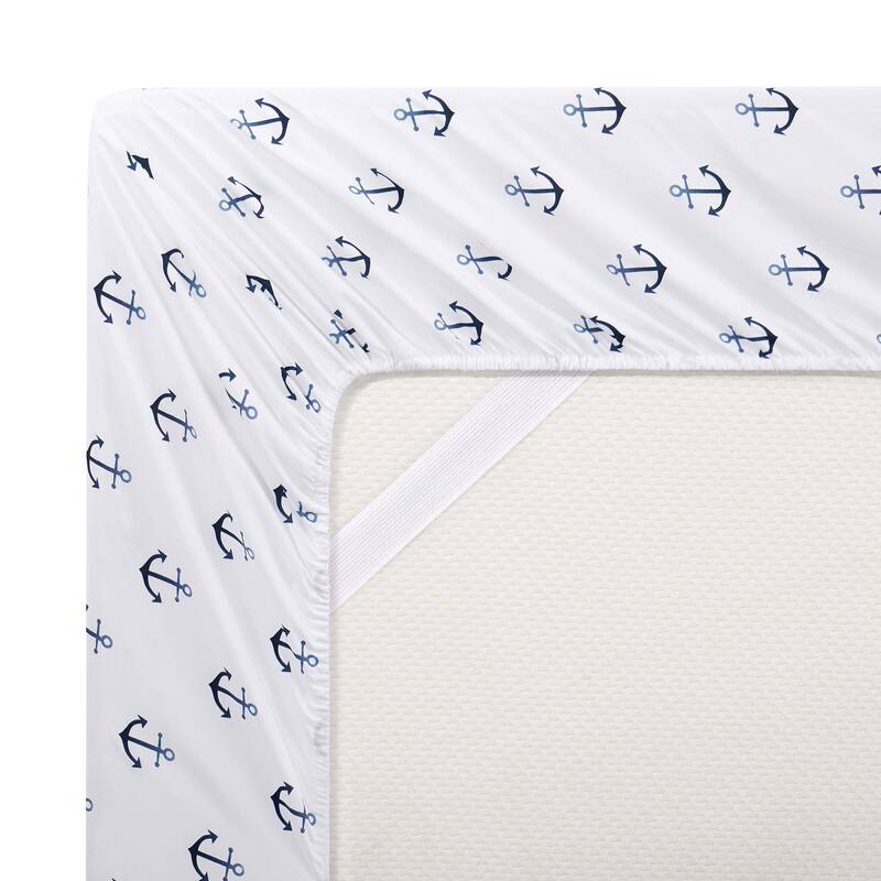 Ombre Ship Anchors Kids Sheet Set