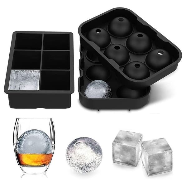 Ice Tray Molds - Ball, Square & Honeycomb