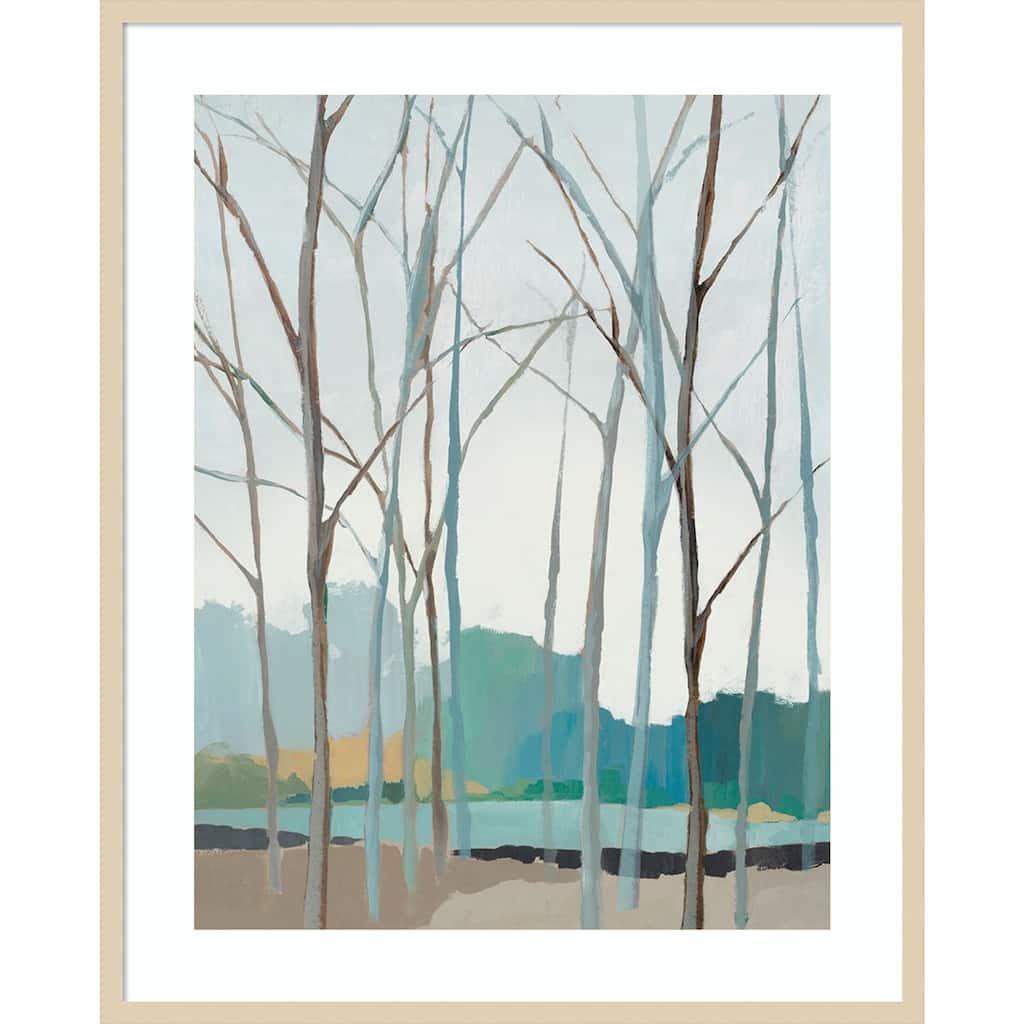 Winter Trees II by Isabelle Z Wood Framed Wall Art Print