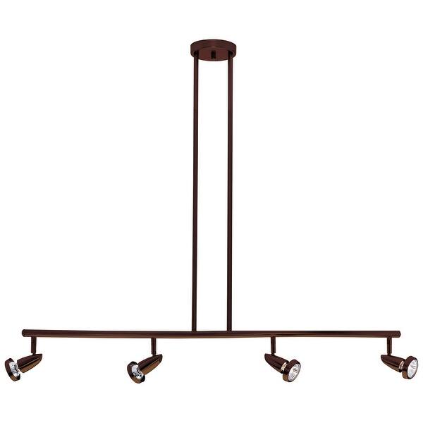 slide 2 of 2, Mirage 4-light Bronze Pendant