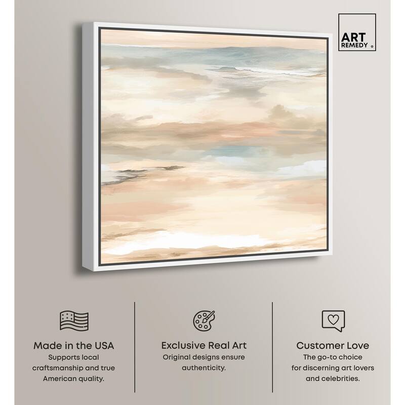 Roseate Skyfall I Canvas by Art Remedy