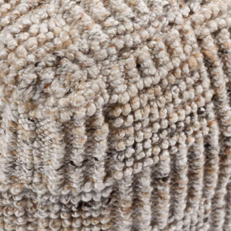 Villa by Classic Home Shades 18" Recycled Fabric Indoor/Outdoor Pouf