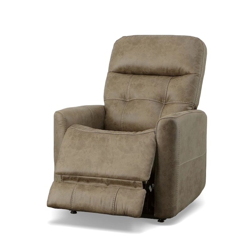 Kenner Sand Power Lift Recliner with Power Headrest & Lumbar by Flexsteel