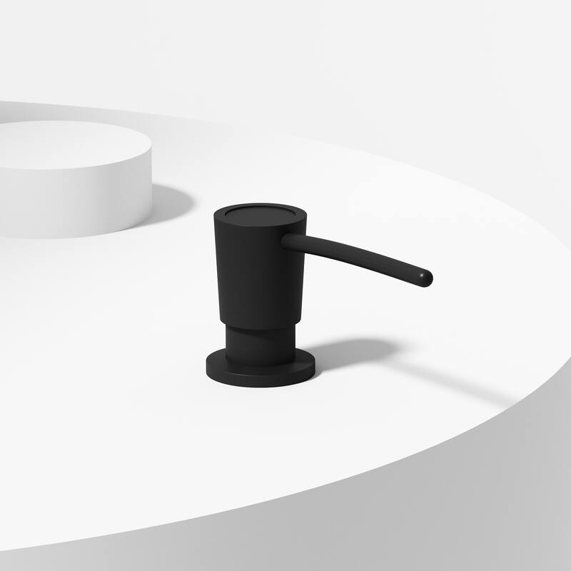 VIGO 10 oz. 1.5" W Kitchen Soap Dispenser - Matte Black