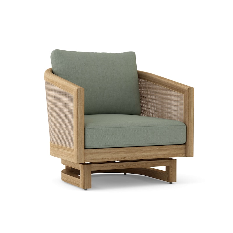 Catania Swivel Chair - Cast Sage