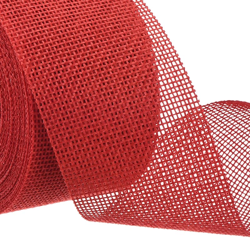 Burlap Ribbon, 2 Inch Wide 10 Yards Burlap Wired Ribbon
