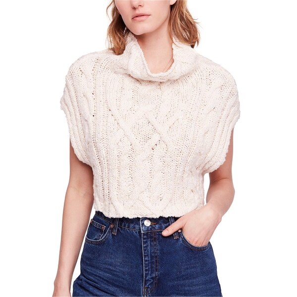 womens cropped sweater vest