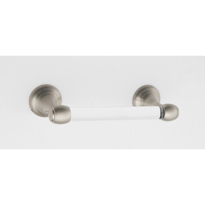 Alno Royale Modern Acrylic 6-1/4" Wide Double Post Toilet Paper Holder