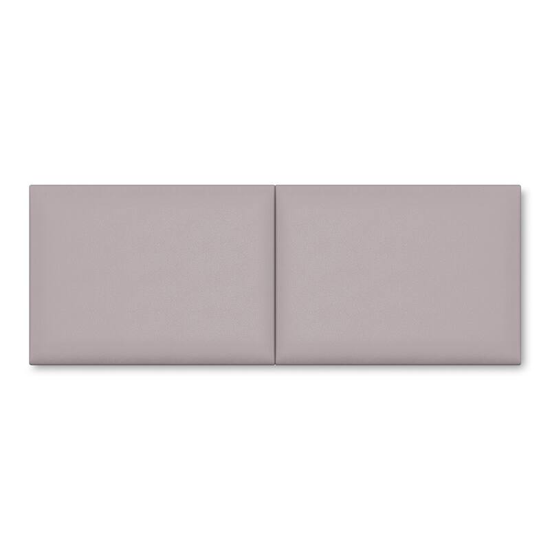 Jaxx Panelist Modern Padded Headboard in Premuim Vegan Leather - Set of 2 Wall Mounted Panels