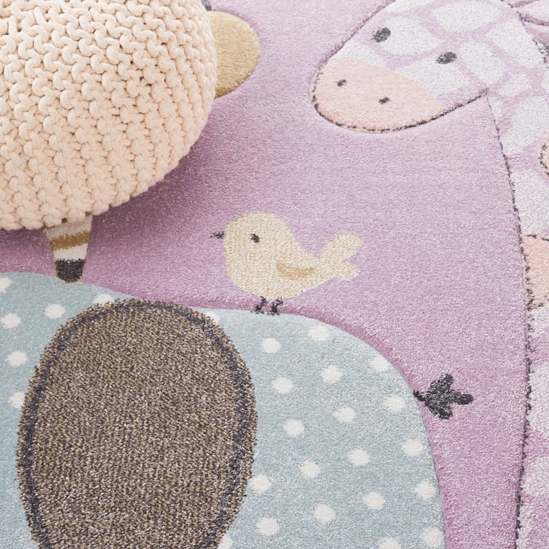 SAFAVIEH Carousel Kids Brandusa Animal Rug
