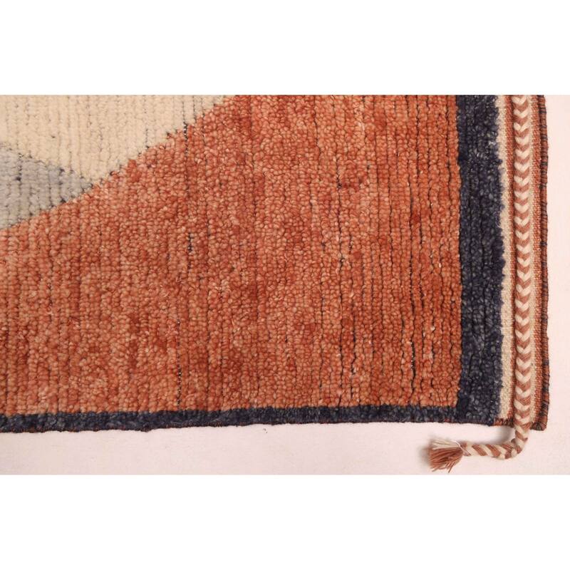 ECARPETGALLERY Hand-knotted Pak Finest Marrakesh Copper, Tan Wool Rug - 8'0 x 10'2