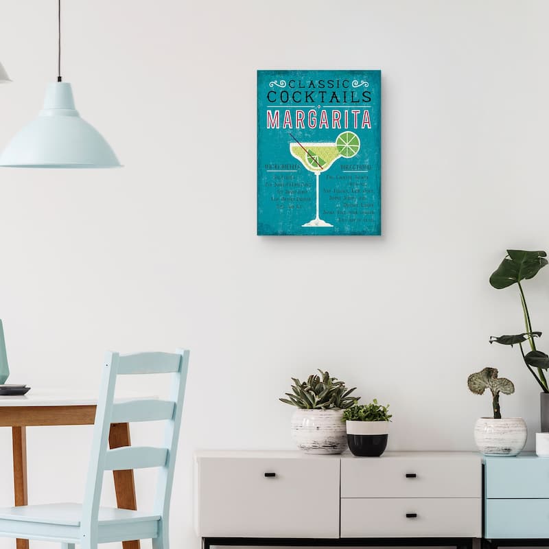 Classic Cocktails Margarita Canvas Art Print