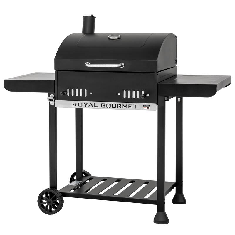 Royal Gourmet 24-Inch Movable Black Charcoal BBQ Grill