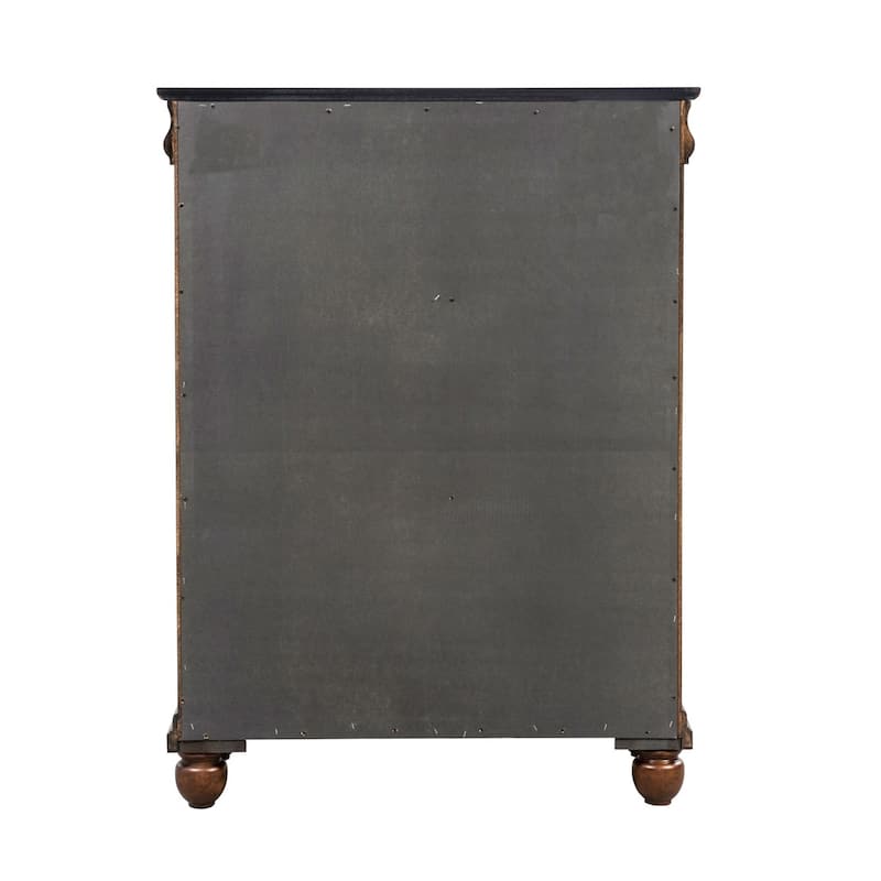 Rustic Traditions 5 Drawer Chest in Rustic Cherry
