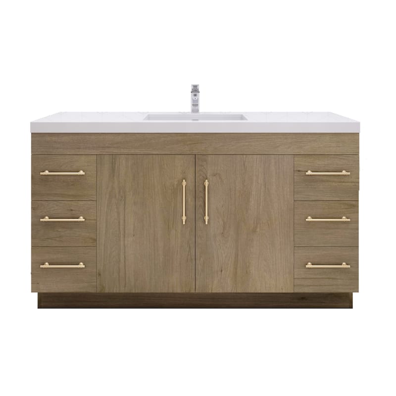 Eliza 60'' Freestanding Vanity with Single Sink