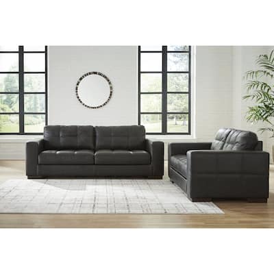 Signature Design by Ashley Luigi Brown 2-Piece Upholstery Package - 96" W x 41" D x 35" H