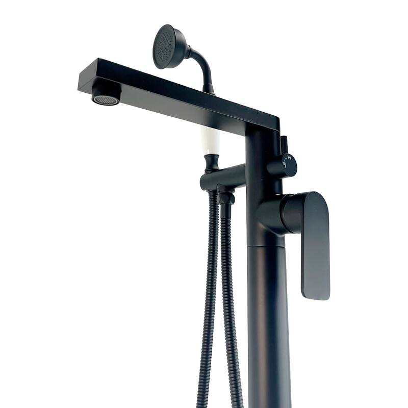 Venus Square Head Tub Filler Faucet with Handshower