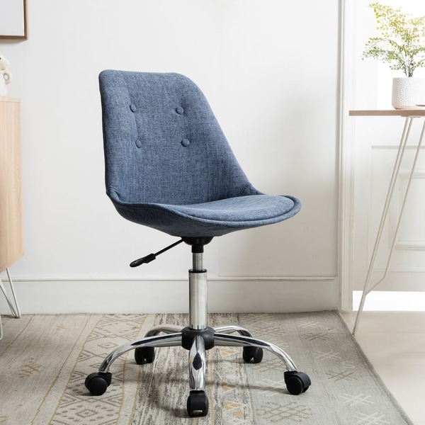 Porthos Swiveling Upholstered Home Office Chair. Opens flyout.