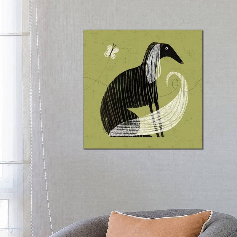 iCanvas "Afghan - Butterfly" by Terry Runyan Canvas Print - 26x26x1.5
