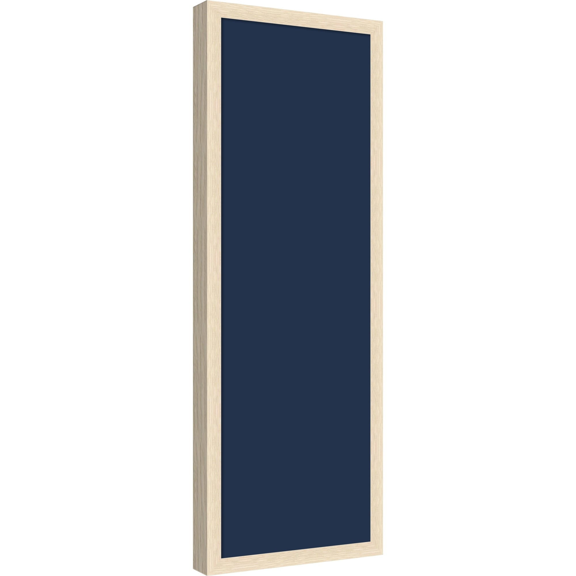 Amanti Art Midnight Blue Canvas Magnetic Board, Woodgrain Stripe Framed ...