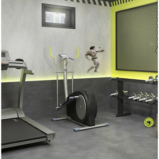 Gym Decor Polygonal Wall Decal Bodybuilder Polygon Modern Wall Art Sticker Overstock 31820819