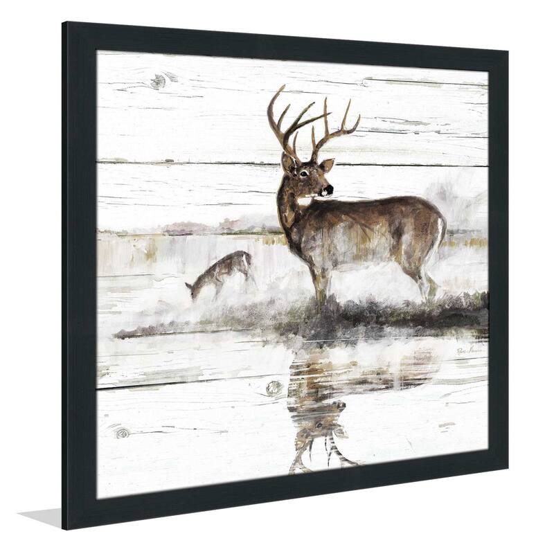 "Rustic Misty Deer" by Ruane Manning Print on Acrylic