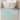 Extra Large 2 Piece Set Light Blue White Stripe Soft Cozy Plush Chenille Bath Mat Bathroom Rug