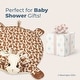preview thumbnail 5 of 4, Bearington Baby Patches 30 x 30 Inch Giraffe Plush Tummy Time Mat, Nursery Décor Blanket - Multi