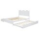 preview thumbnail 1 of 43, Queen Platform Bed with 2 Drawers & Twin XL Trundle White