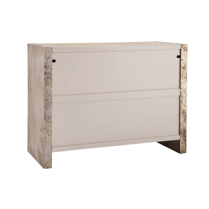 Christopher Knight Home - Alaric Minimalist MDF Paulownia Veneer Sideboard with Adjustable Shelves
