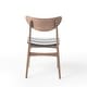 preview thumbnail 30 of 31, Anise Faux Leather and Rubberwood Dining Chair (Set of 2) by Christopher Knight Home