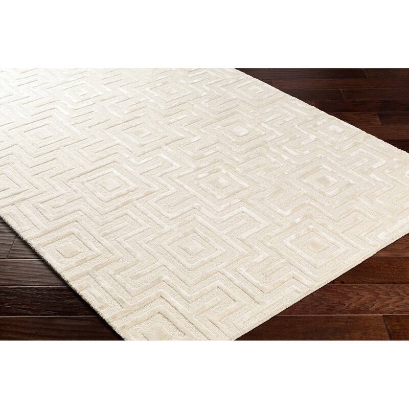 Magnus Handmade Classic Wool & Viscose Area Rug