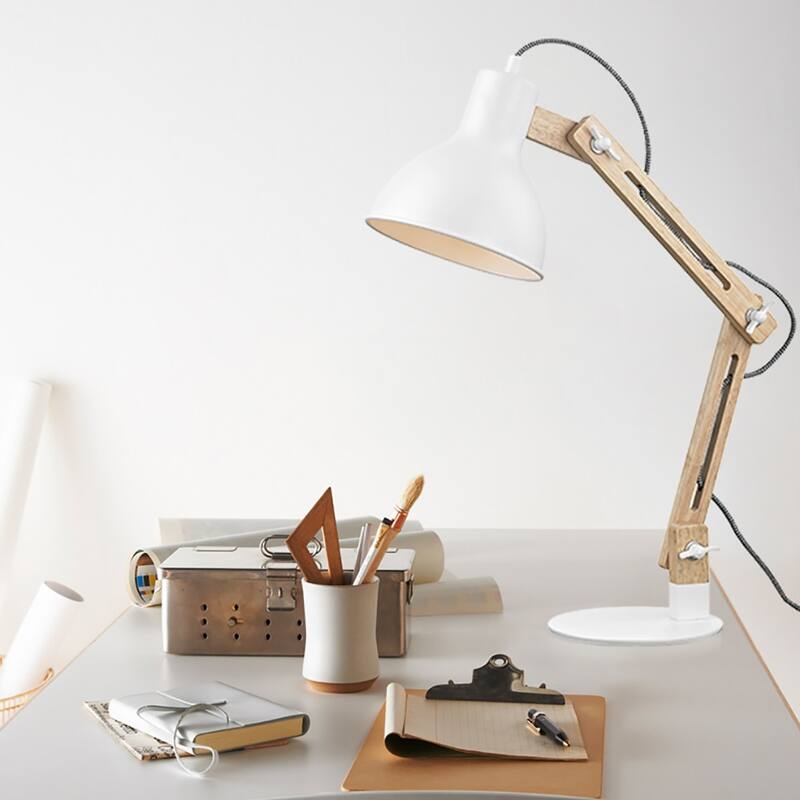 Light Society Galvan LED Task Table Lamp, LED Bulb Included