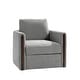preview thumbnail 36 of 35, HULALA HOME Taresa Modern Barrel-Shaped Rotatable chair