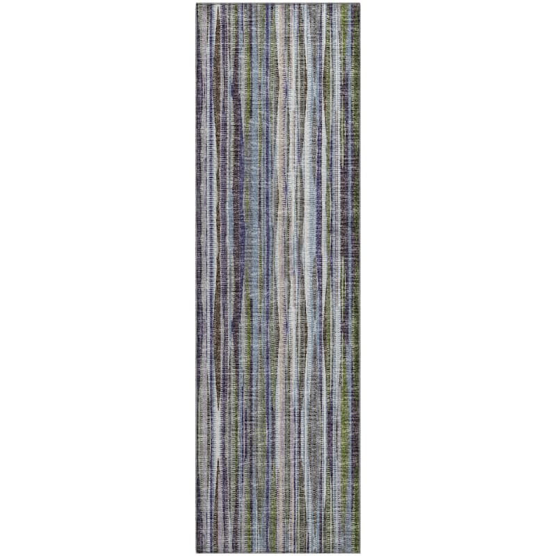 Premium Washable Super Soft Modern Stripes Mayfield Rug