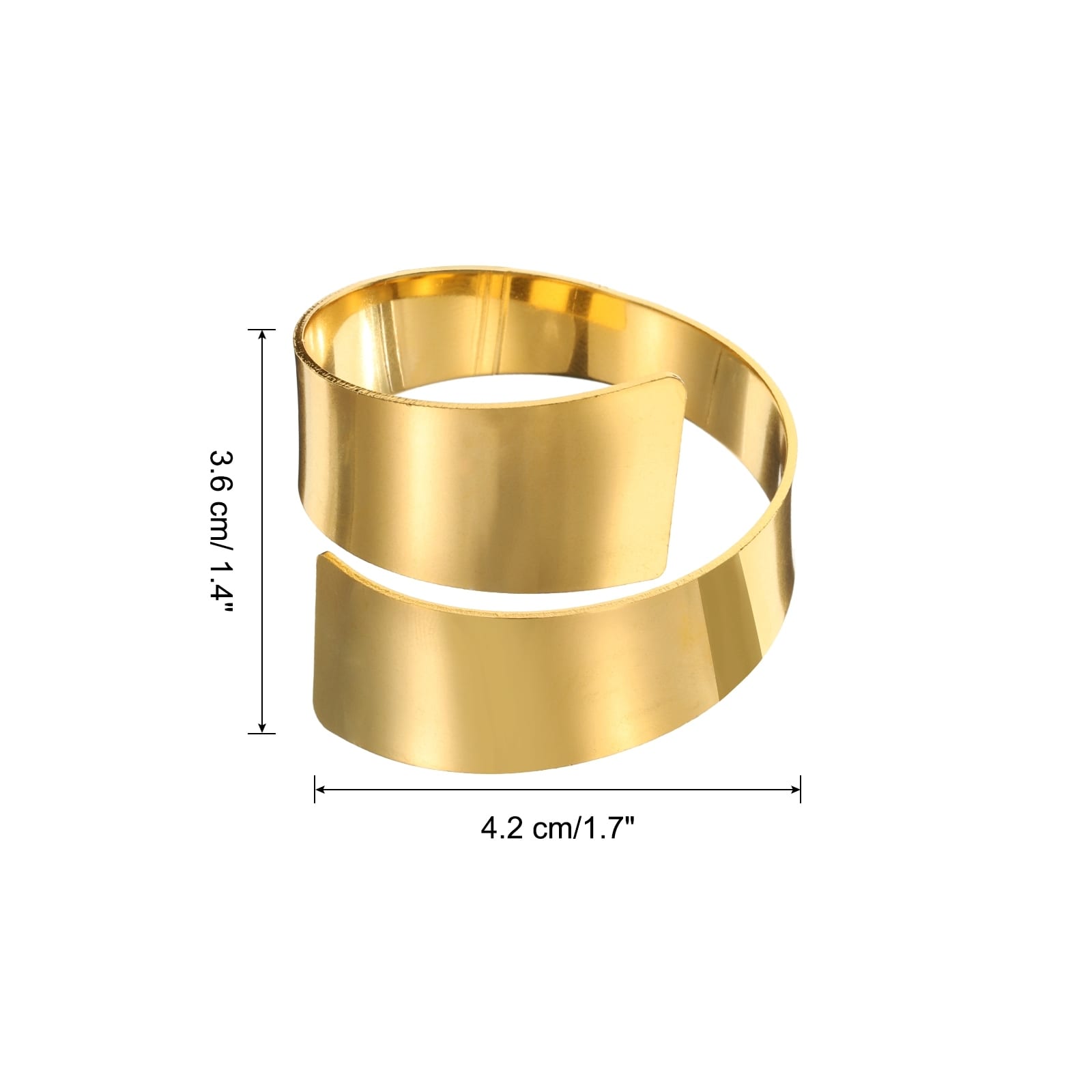 Napkin Rings Metal Irregular Napkin Holder for Dinner
