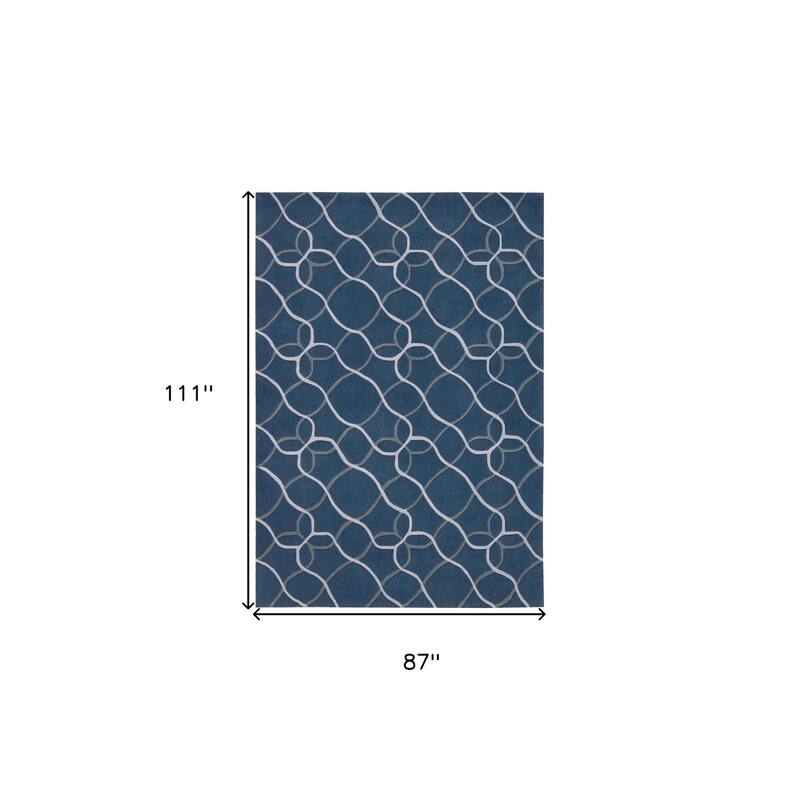 Buwe Abstract Modern Stain Resistant Area Rug By HomeRoots