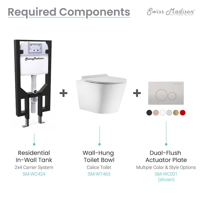 Calice Wall-Hung Round Toilet Bowl