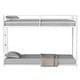 preview thumbnail 8 of 9, Twin over Twin Metal Bunk Bed with Strong Construction for Bedroom