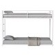 preview thumbnail 20 of 18, Twin over Twin Metal Bunk Bed with Strong Construction