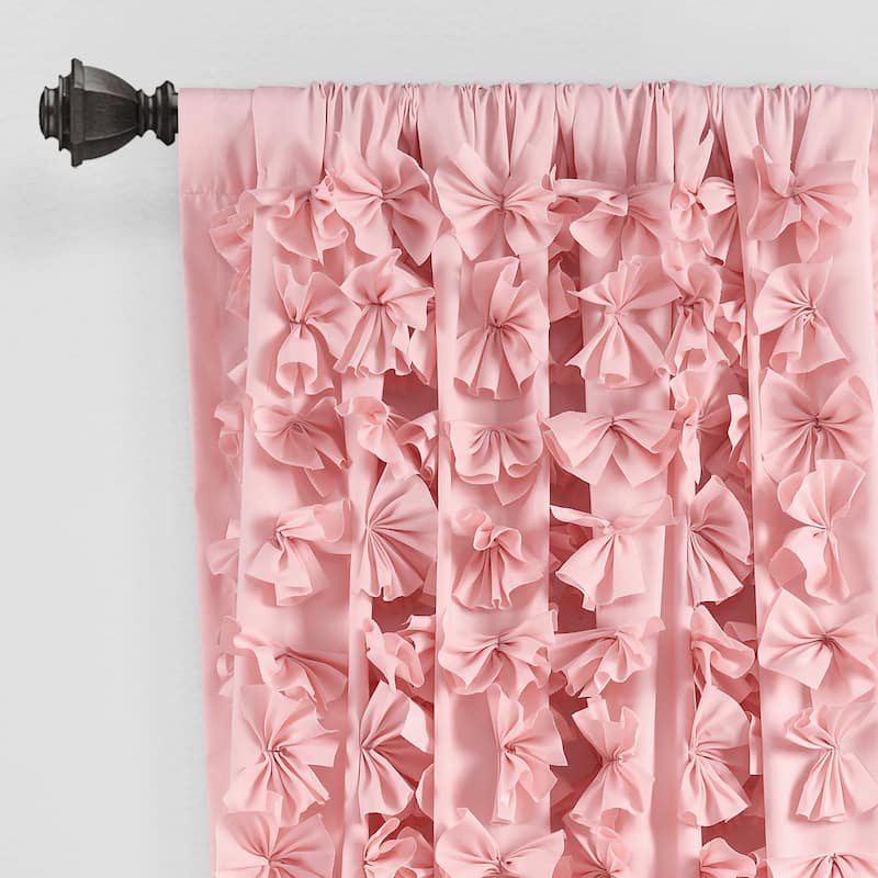 Silver Orchid Turpin Single Window Curtain Panel