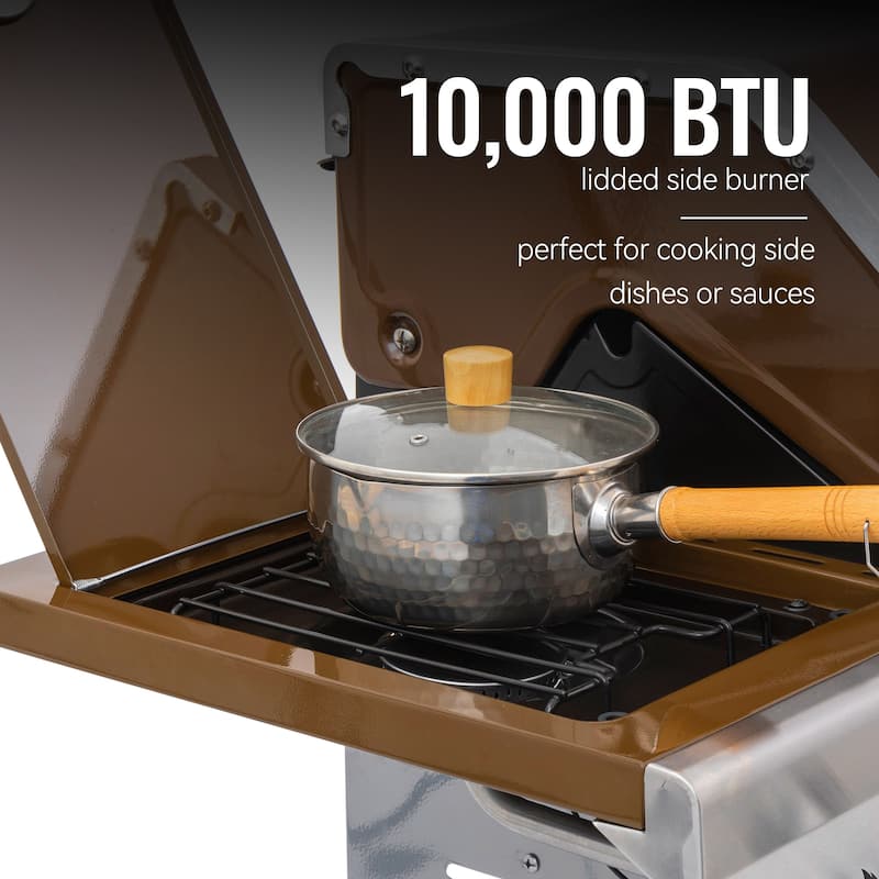 Royal Gourmet 5-Burner Cabinet Style Gas Grill with Side Burner