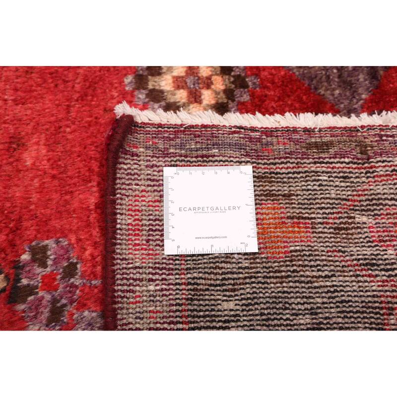 ECARPETGALLERY Hand-knotted Andelz Red Wool Rug - 5'5 x 10'2