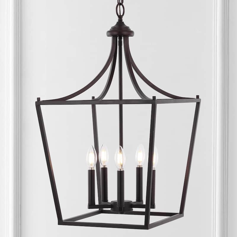 Camden Light Iron Classic Midcentury Pendant Lantern by JONATHAN Y
